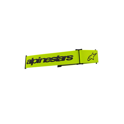 Alpinestars Supertech / Vision 8 Goggle Strap - Fluro Yellow Black