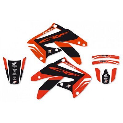 BLACKBIRD GRAPHICS KIT DREAM 4 HONDA CRF 450 02-04