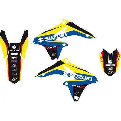 BLACKBIRD GRAPHICS KIT DREAM 4 SUZUKI RMZ 250 10-18