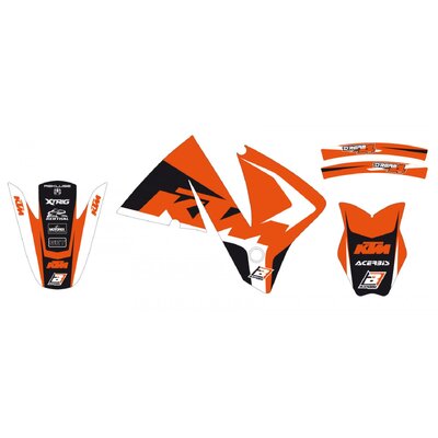 BLACKBIRD GRAPHICS KIT DREAM 4 KTM EXC EXCF 01-02