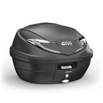 Givi Monolock Topcase 36L V2 Tech Black/Clear - Includes Universal Plate