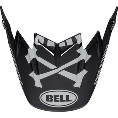 Bell Moto-9 Flex Fasthouse WRWF Replacement Peak - Black/White/Red