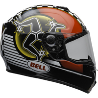 Bell SRT Isle Of Man Black and Red Helmet