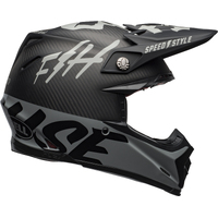 Bell Moto-9 Flex Fasthouse WRWF Helmet - Black/White/Grey