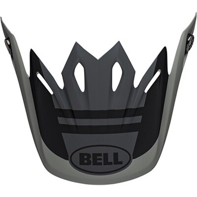 Bell Moto-9 MIPS Prophecy Replacement Peak - Grey/Black/White