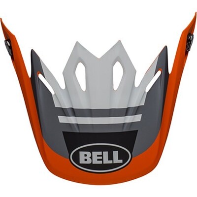 Bell Moto-9 MIPS Prophecy Replacement Peak - Orange/Black/Grey