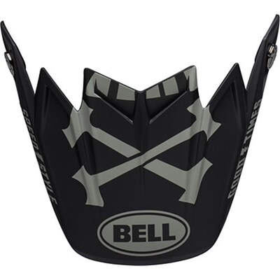 Bell Moto-9 Flex Fasthouse WRWF Replacement Peak - Black/Grey