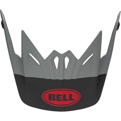 Bell Moto-9 MIPS Glory Replacement Youth Matte Peak - Black/Grey/Crimson