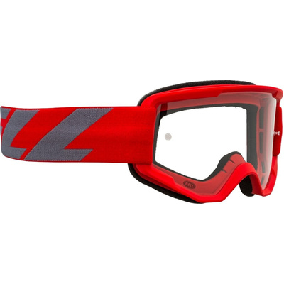 Bell Descender Outbreak Goggles - Clear Lens - Matte Red/Grey