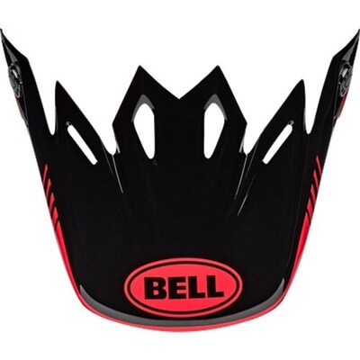 Bell Moto-9 MIPS Louver Replacement Peak - Black/Red