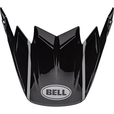 Bell Moto-9S Flex Sprint Replacement Peak - Black/Grey