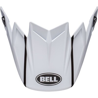 Bell Moto-9S Flex Sprint Replacement Peak - White/Red