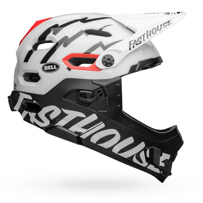 Bell Super DH Spherical MIPS Fasthouse Helmet - Matte/Gloss Black/White