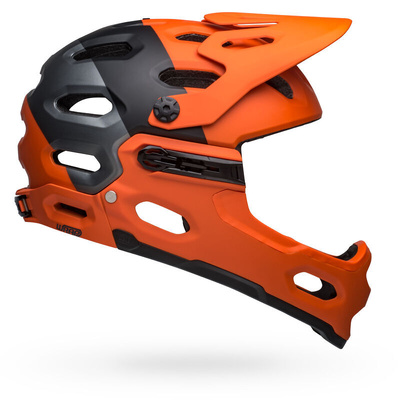 Bell Super 3R MIPS Helmet - Matte Orange/Black