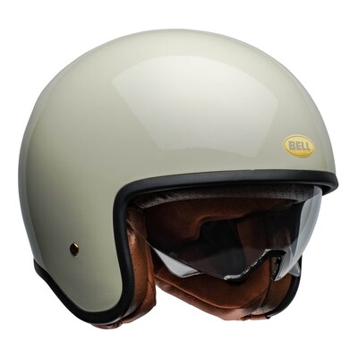 Bell TX501 Solid Helmet - Vintage White - XS