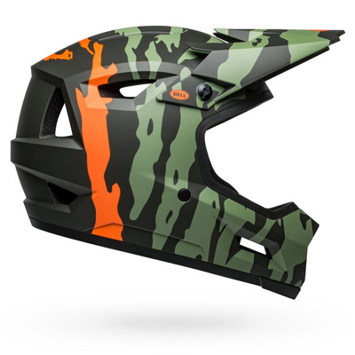 Bell Sanction 2 DLX MIPS Ravine Helmet - Matte Green/Orange