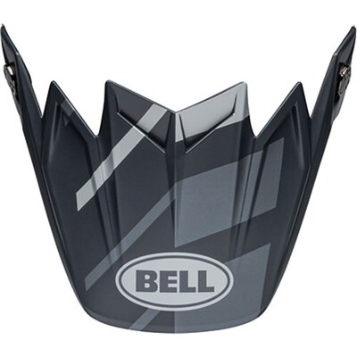 Bell Moto-9S Flex Banshee Street Replacement Peak - Black/Silver