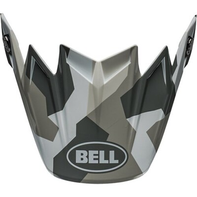 Bell Moto-9S Flex Rover Replacement Peak - White Camo