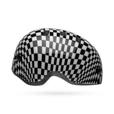 Bell Lil Ripper Checkers Helmet - Gloss Black/White