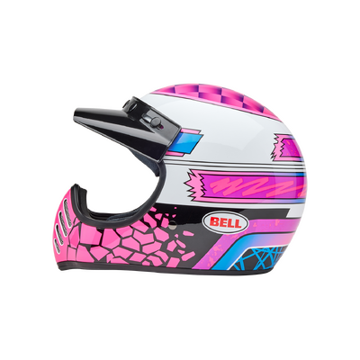 Bell Moto-3 Deathspray Helmet - Pink/Purple