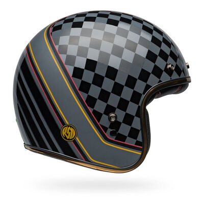 Bell Custom 500 Roland Sands Wreakers Helmet - Matte/Gloss Black/Gold