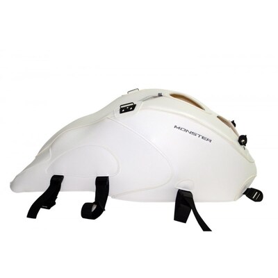 Bagster Tank Cover - Ducati Monster 797/797+/821/821 Dark & Stripe/1200/1200 S/1200 R 14-20 - White