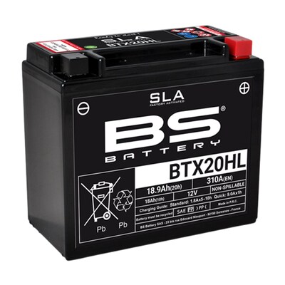 BS Battery Sla Max - Btx20Hl Battery - FA - Un2800/Class 8