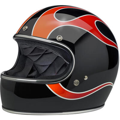 Biltwell Gringo ECE Helmet - Dice Flames