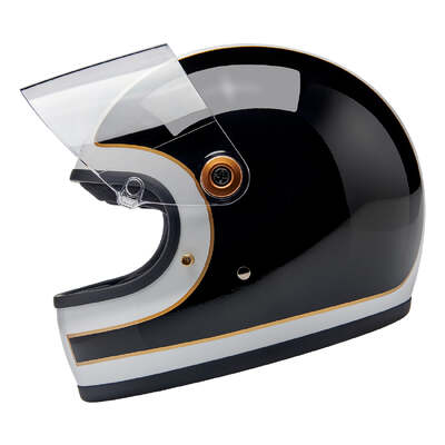 Gringo S ECE 22.06 Helmet - Gloss White/Black Tracker