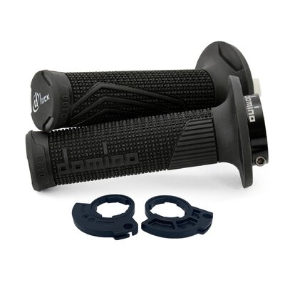 DOMINO GRIPS MX D100 D-LOCK ON 2T BLACK