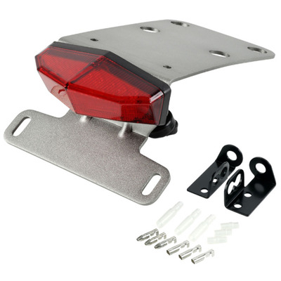 DRC Tail Light & Plate Hldr Edge 2 Alloy - Klx250'08- - Red Lense