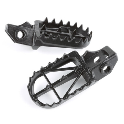 DRC Footpegs Wide Low -5Mm - Ktm Sx/Sxf '16- - 50Mm Crmo Black