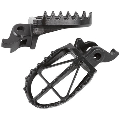 DRC Footpegs Ultrawide - Kx250F/450F'09- - 57Mm Crmo Black