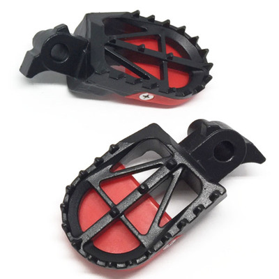 DRC Footpeg Motard With Slider - Yz/Wr250F/450F,Yz125/250 '99- - 50Mm Crmo Black