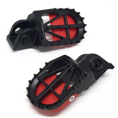 DRC Footpeg Motard With Slider - Ktm125-525'98-,950S-Enduro All,990Adventure All - 50Mm Crmo Black