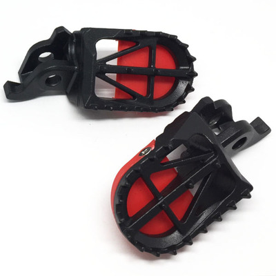 DRC Footpeg Motard With Slider - Kx250F/450F'09- - 50Mm Crmo Black