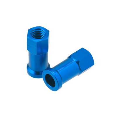 DRC Rim Lock Nuts - 2 Pcs - Blue