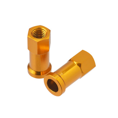 DRC Rim Lock Nuts - 2 Pcs - Gold