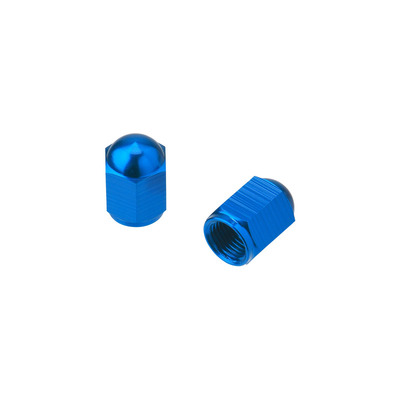 DRC Valve Caps Alloy - H-Blue - 2 Pcs