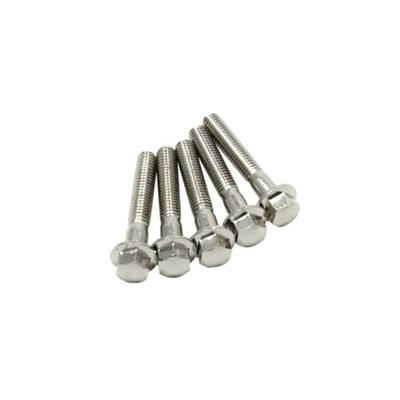 DRC Stainless M6 Flangebolt 5Pcs 10Mm