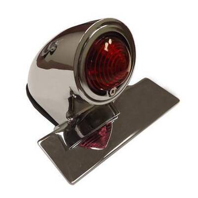 EMGO Sparto 50s Chopper Chrome Tail Light - Chrome