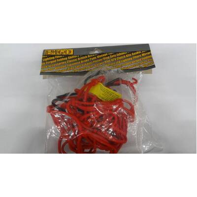 EMGO Cargo Net - Red - 15x15" - Red