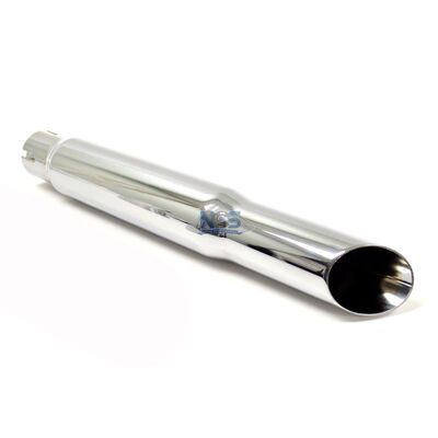 EMGO Slash Cut Muffler - Chrome