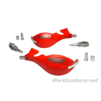 Barkbusters Ego Mini Handguards  - Straight 22mm - Red