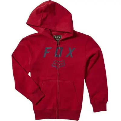 Fox Youth Legacy Moth Pullover Fleece - Chili