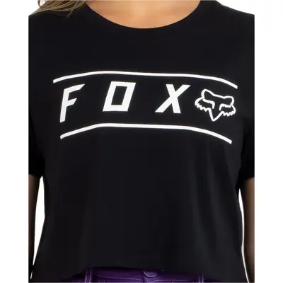 Fox Pinnacle Crop Tee - Black