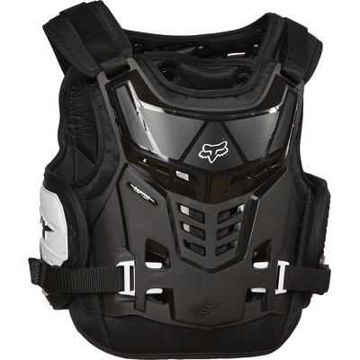 Fox Youth Raptor Proframe Chest Protector - Black/White - OS