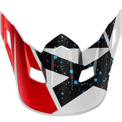 Fox V2 Nirv Visor - MX17 - Red/White - OS