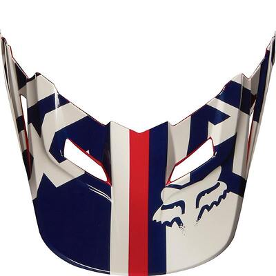 Fox MX17 V1 Falcon Visor - Red/White