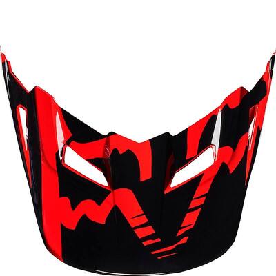 Fox Youth MX17 V1 Race Visor - Red - OS